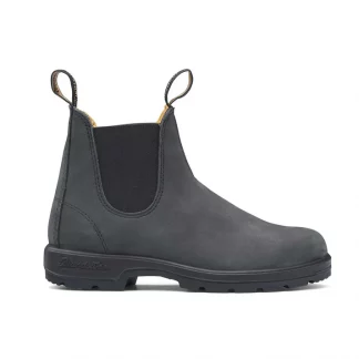 Blundstone – 587 Mens Ladies Rustic Black Leather Chelsea Boot