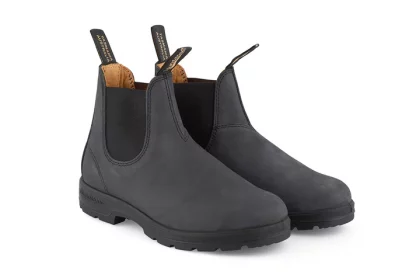 Blundstone – 587 Mens Ladies Rustic Black Leather Chelsea Boot - Image 4