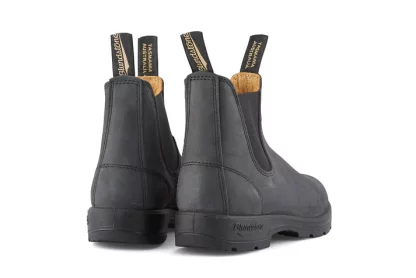 Blundstone – 587 Mens Ladies Rustic Black Leather Chelsea Boot - Image 3