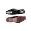 John White – Hercules Black Mens Leather Lace Up Brogue Shoe - Image 5