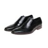 John White – Hercules Black Mens Leather Lace Up Brogue Shoe