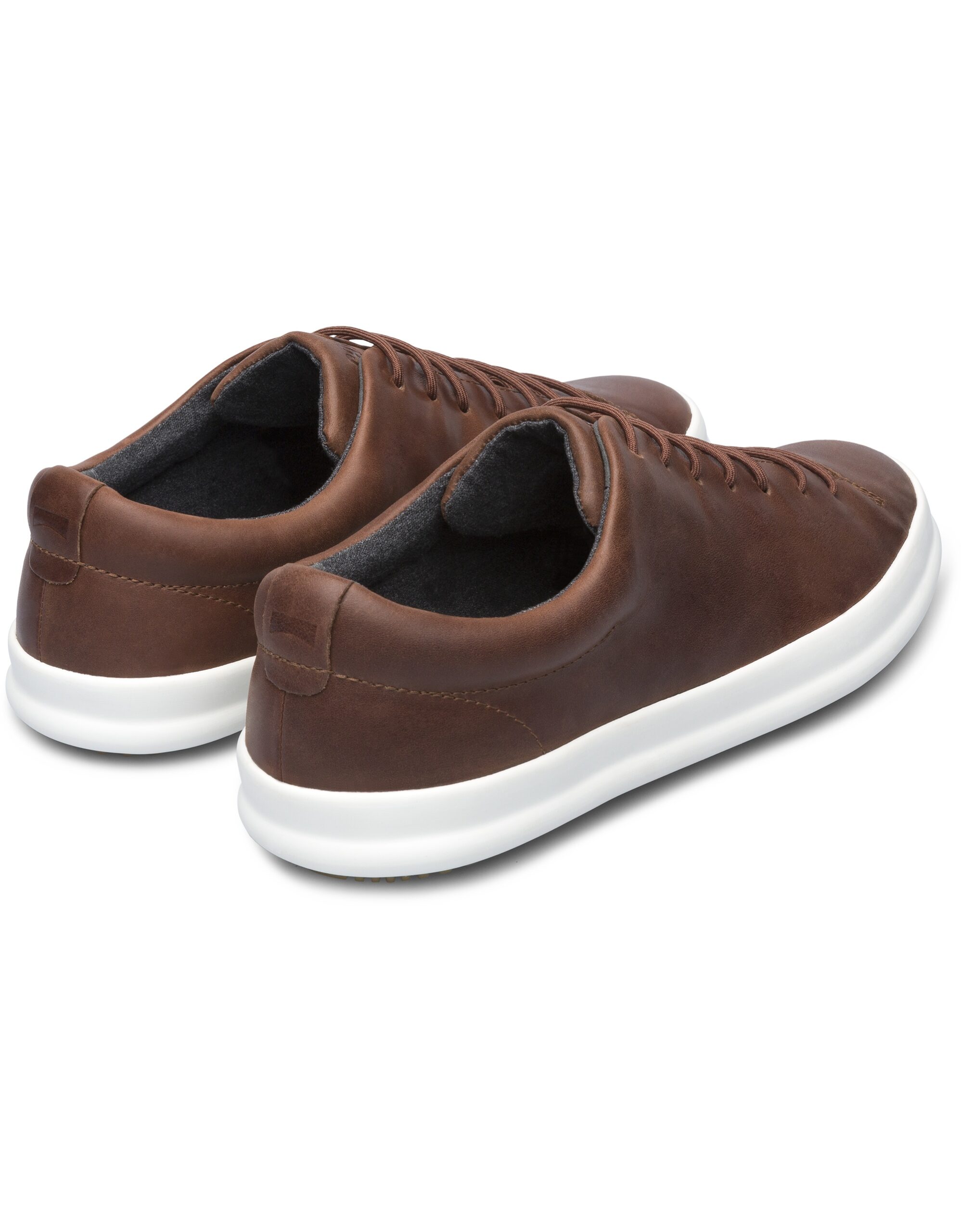Camper – K100373-023 Chasis Sport Brown Mens Leather Lace Up Trainer ...