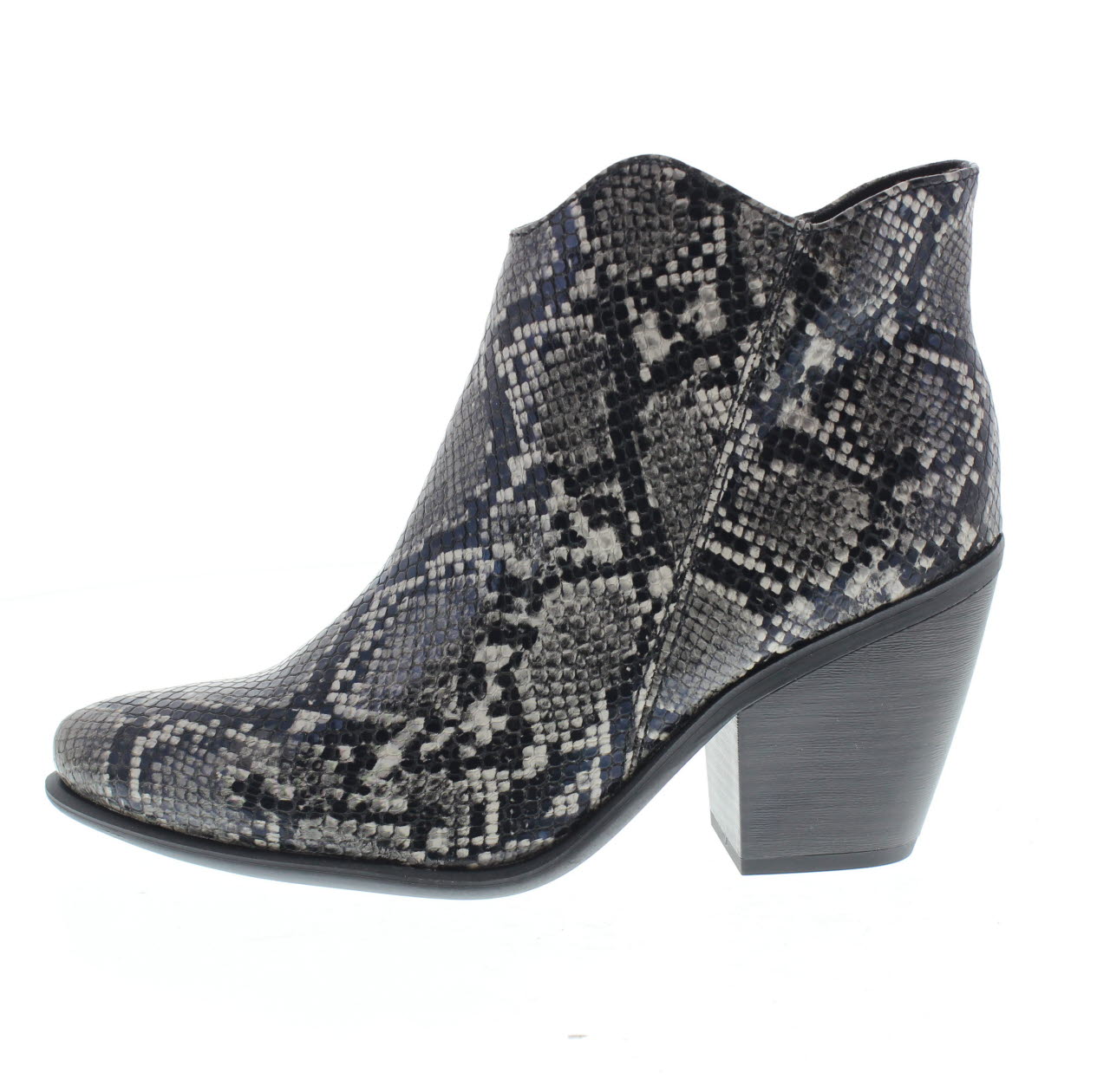 Marco Tozzi 25062 -Grey Snake Heel Western Ankle Boot – Sims Footware