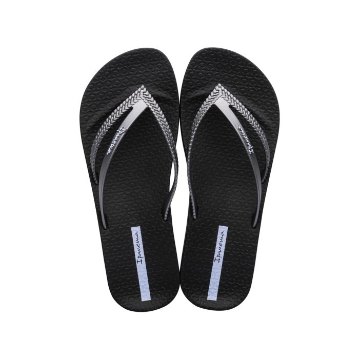Ipanema – Bossa Soft Gun Black Flip Flop – Sims Footwear