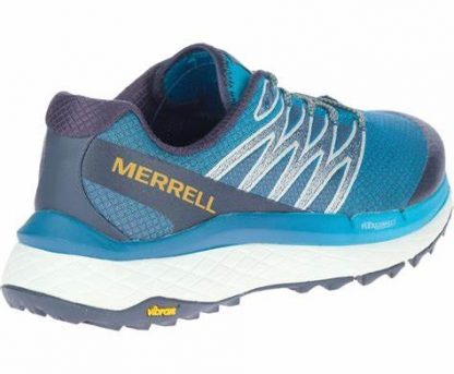 Merrell - Rubato J135249 Tahoe Blue Mens Lace Up Vibram Trail Running Trainer - Image 4