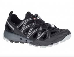 Merrell Choprock Sandal Black Shandal J50325 Mens Lace Up Open Trainer Shoe