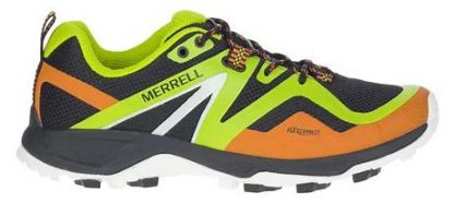Merrell MQM Flex 2 GTX Gore-Tex Black Orange Mens Lace Up Quantum Grip Trail Running Trainer - Image 3