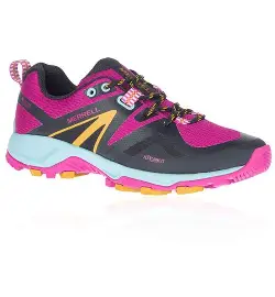 Merrell MQM Flex 2 GTX Gore-Tex J034956 Fucshia Pink Ladies Womens Lace Up Quantum Grip Trail Running Trainer