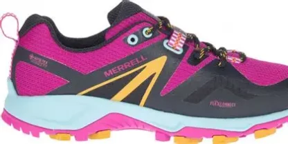 Merrell MQM Flex 2 GTX Gore-Tex J034956 Fucshia Pink Ladies Womens Lace Up Quantum Grip Trail Running Trainer - Image 4