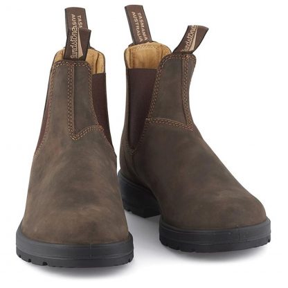 Blundstone – 585 Mens Ladies Rustic Brown Leather Chelsea Boot - Image 4
