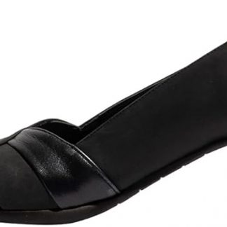 Fly London Binx Ladies BINX163FLY Black Leather Court Shoe