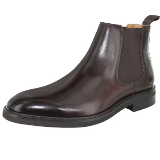 John White Brecon Brown Leather Ankle Chelsea Boots