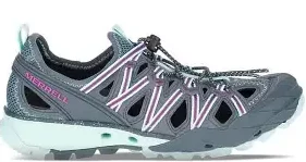 Merrell Choprock Sieve Shandal Blue Smoke J52770 Ladies Womens Lace Up Open Trainer Shoe Sandal