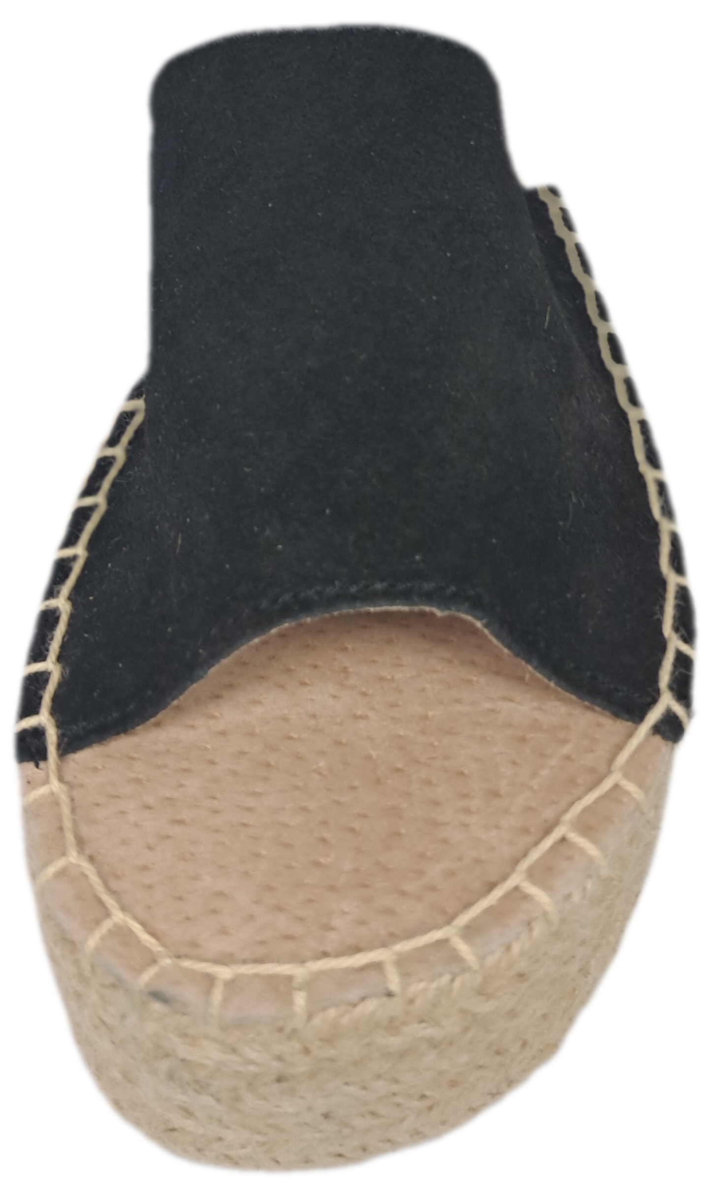 XTI 49133 Black Leather Flatform Wedge Mule Slip On Sandal - Image 3