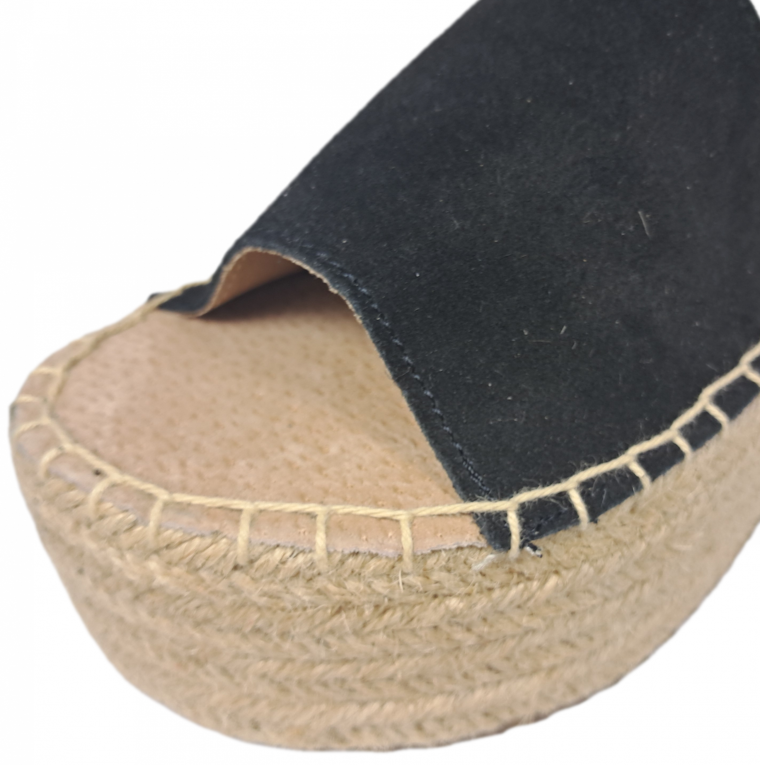 XTI 49133 Black Leather Flatform Wedge Mule Slip On Sandal - Image 5